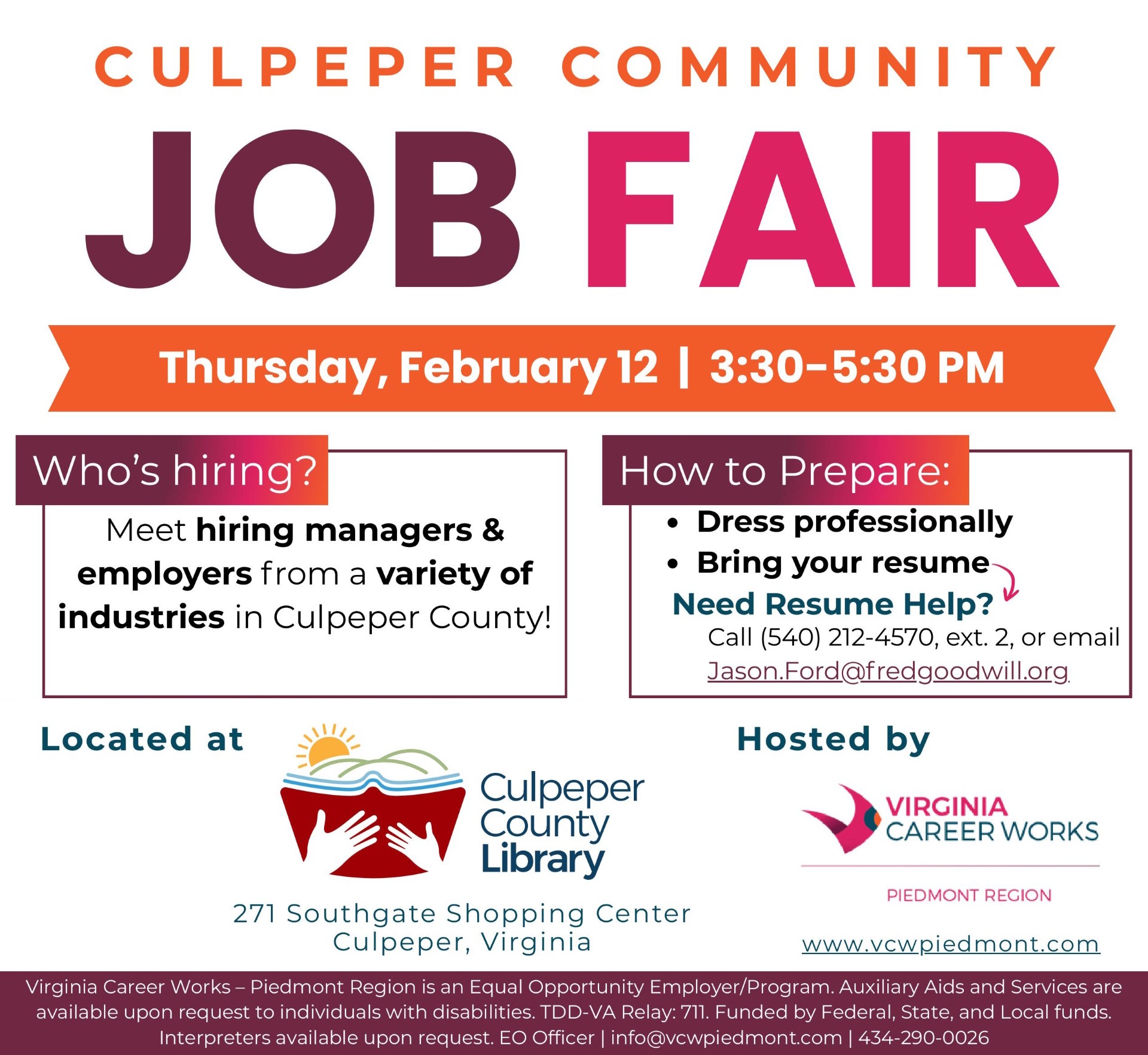 job fair advertisement