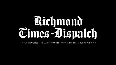 Richmond Times-Dispatch logo over black background