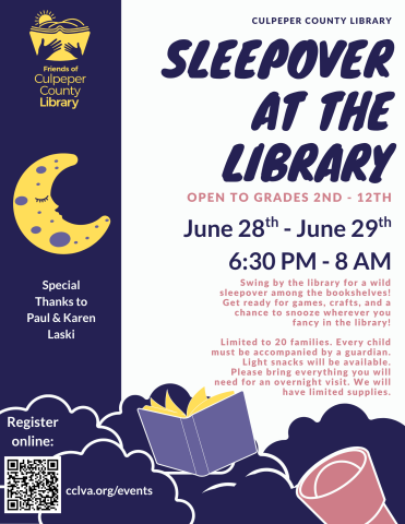 sleepover flyer