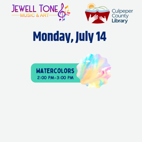 Flyer about Watercolor painting event