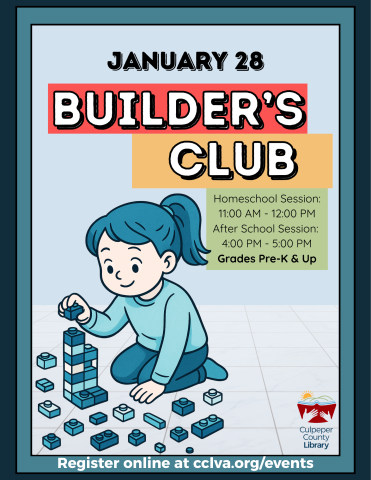 Flyer about Builders Club