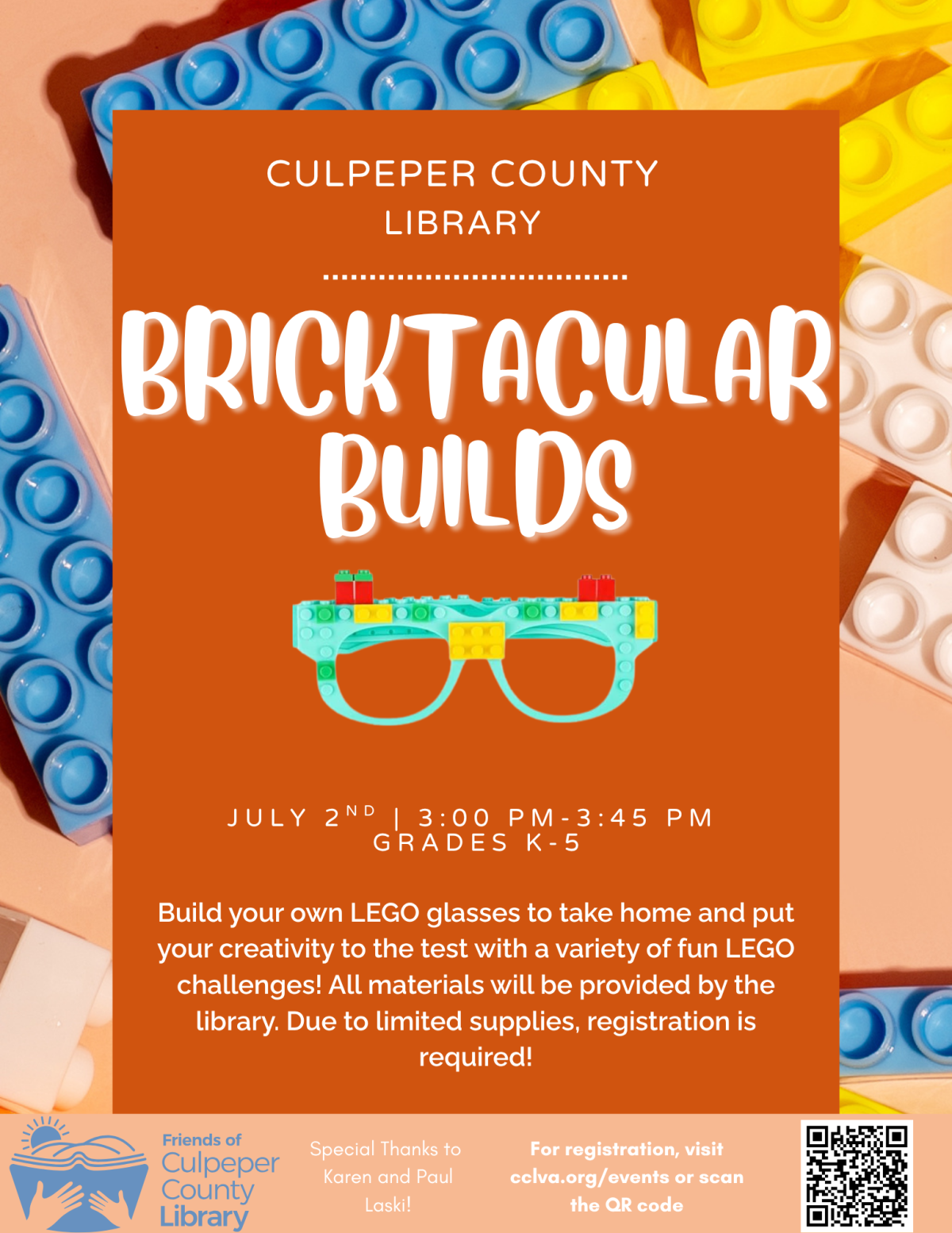 flyer for bricktacular builds