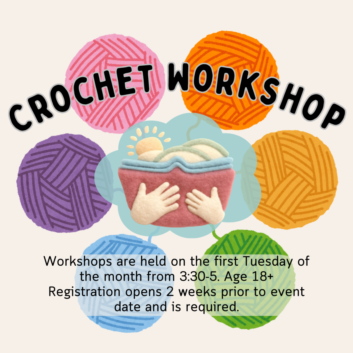 Colorful balls of yarn