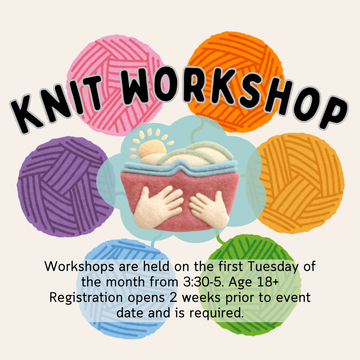 Colorful balls of yarn